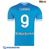 Fotballdrakt Herre SSC Napoli Romelu Lukaku #9 Hjemmedrakt 2025-26 Kortermet